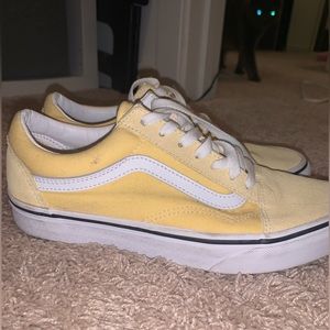 Yellow vans classic 7.5